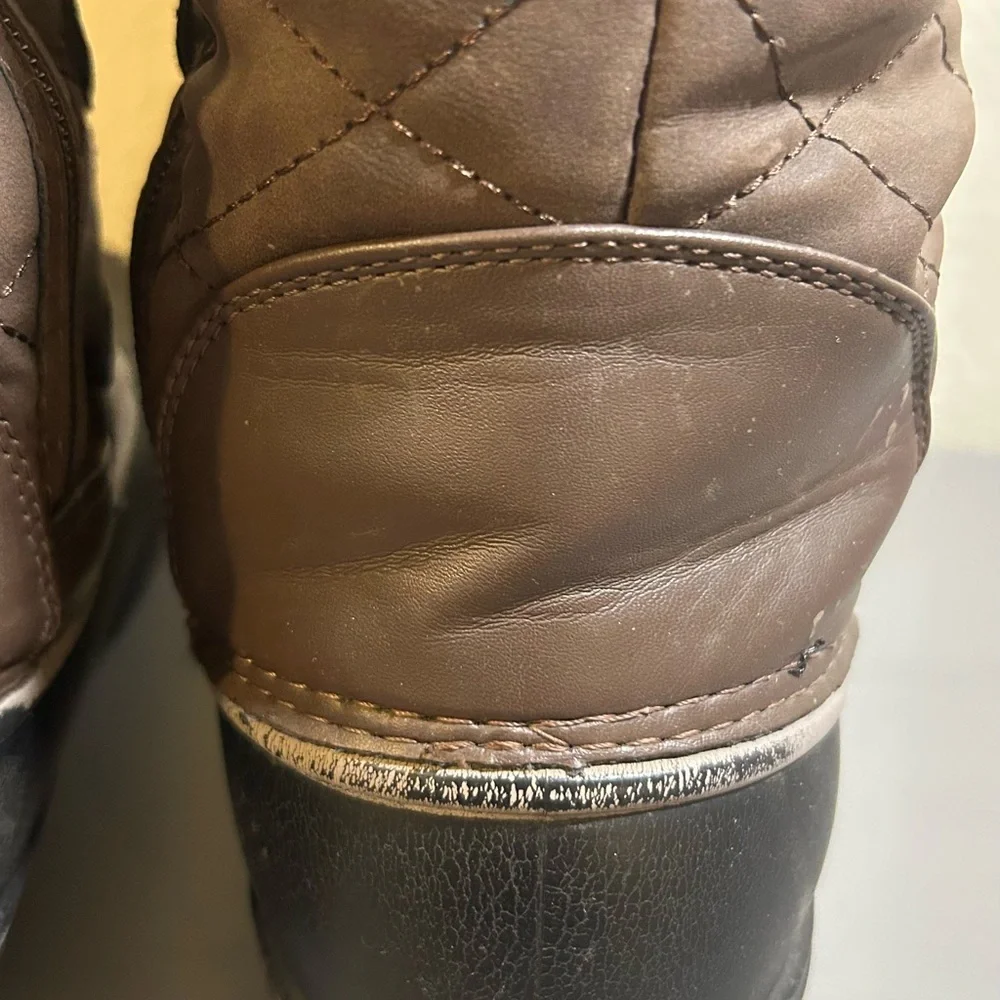 Dream Pairs Dark Brown Fur-Lined Winter Boots - Picture 5 of 8